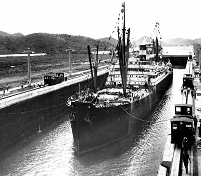 The Opening of the Panama Canal in 1914